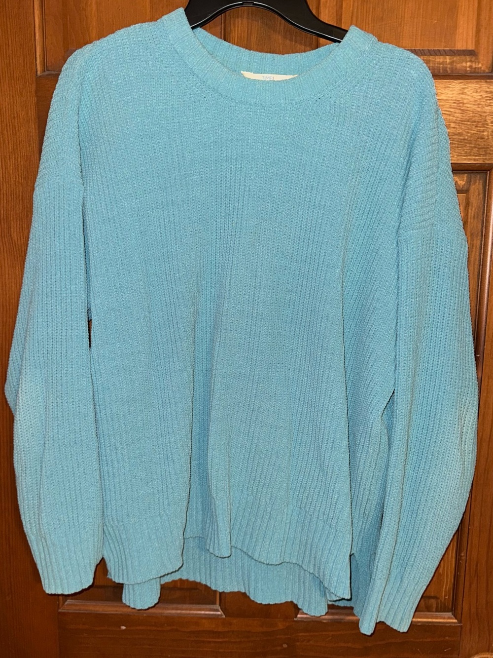 Time and Tru Light Blue Crewneck Sweater